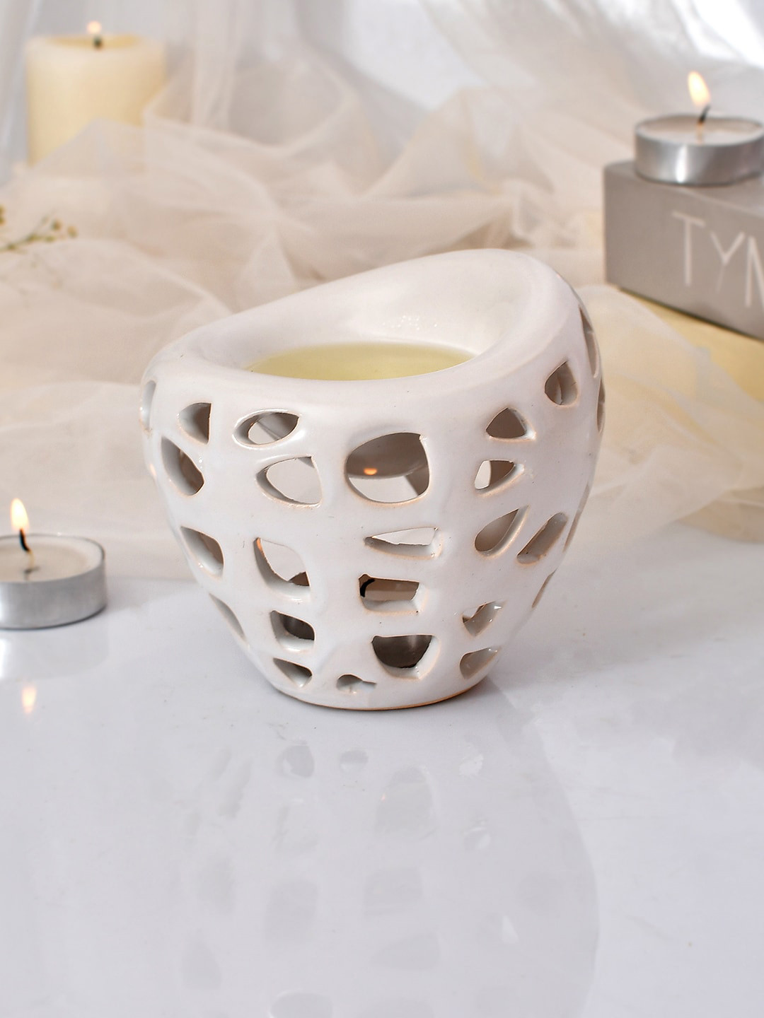 TAYHAA White Ceramic Oil Diffusers