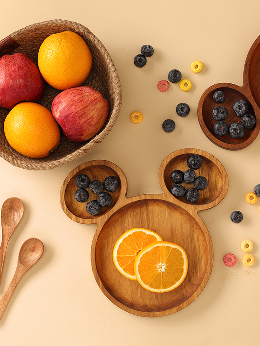 Utopia Choice Teakogram Mickey Mouse Platter