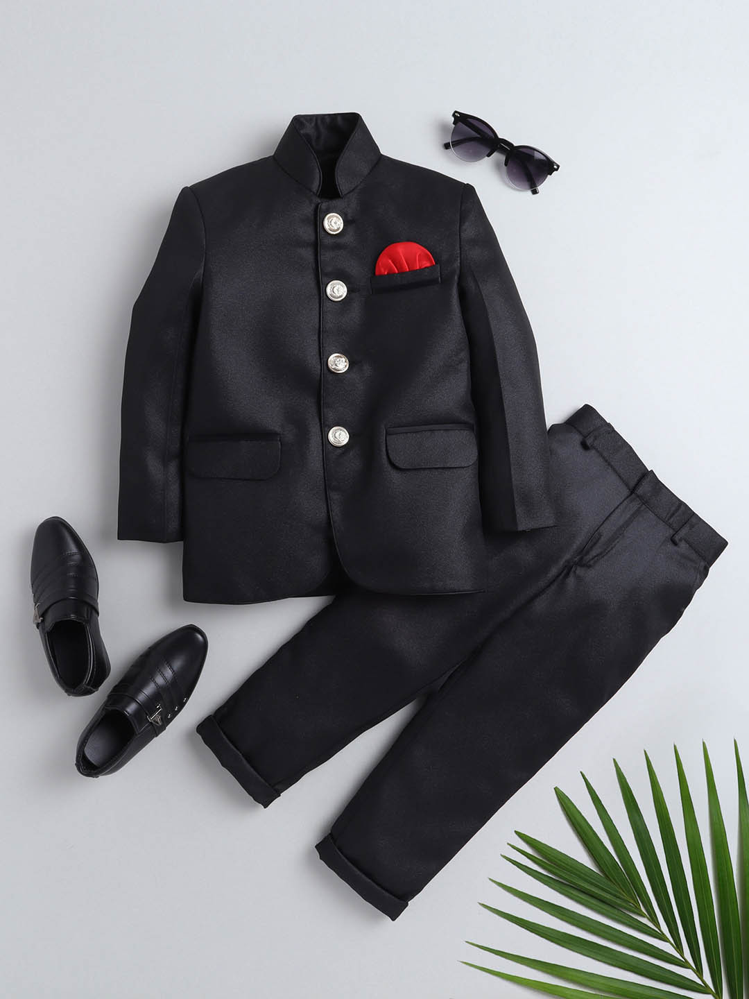 BAESD Infant Boys 2 Piece Jodhpuri Coat & Trousers