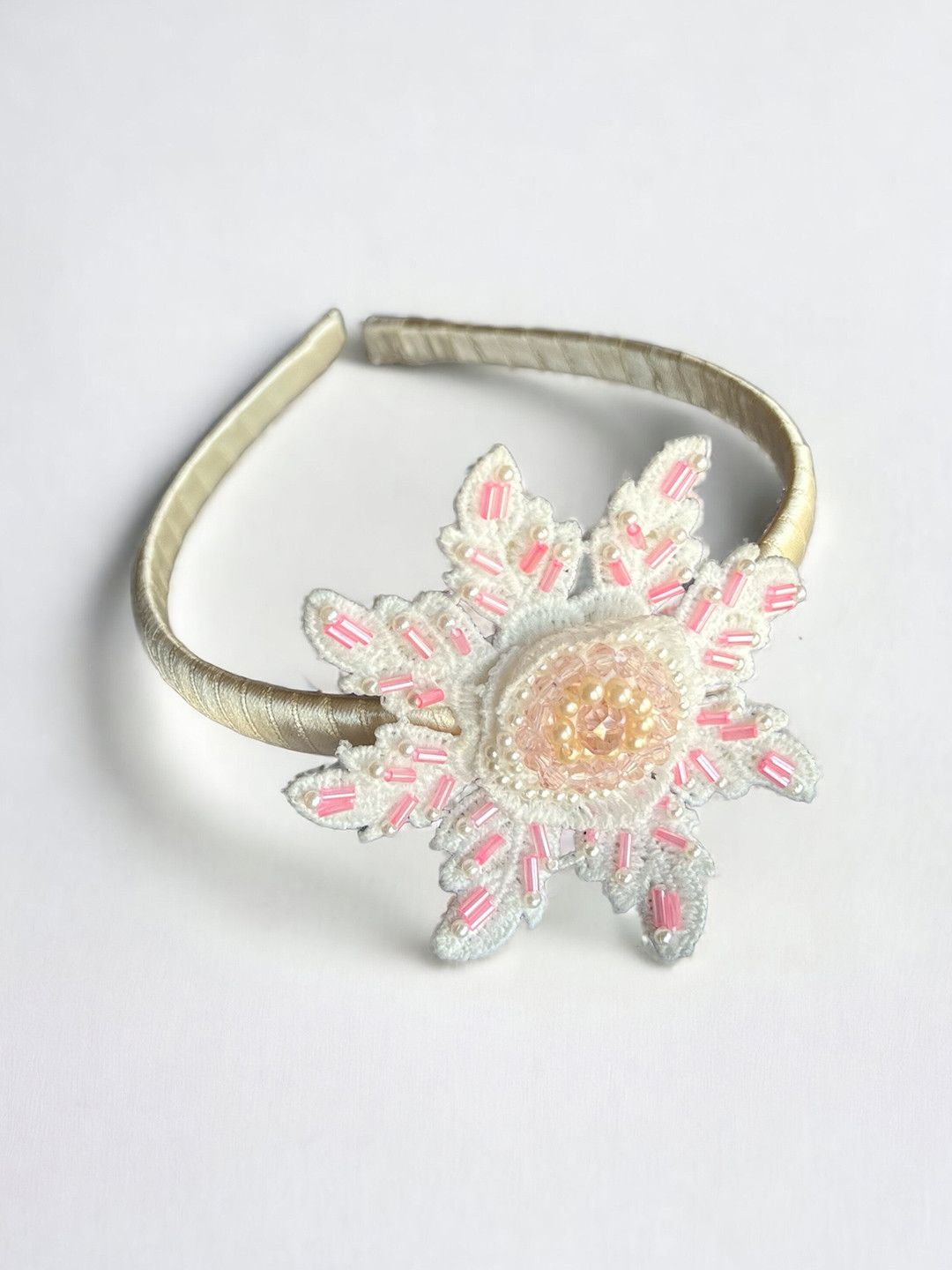 Choko Santa's Xmas Snowflake Cotton Hairband