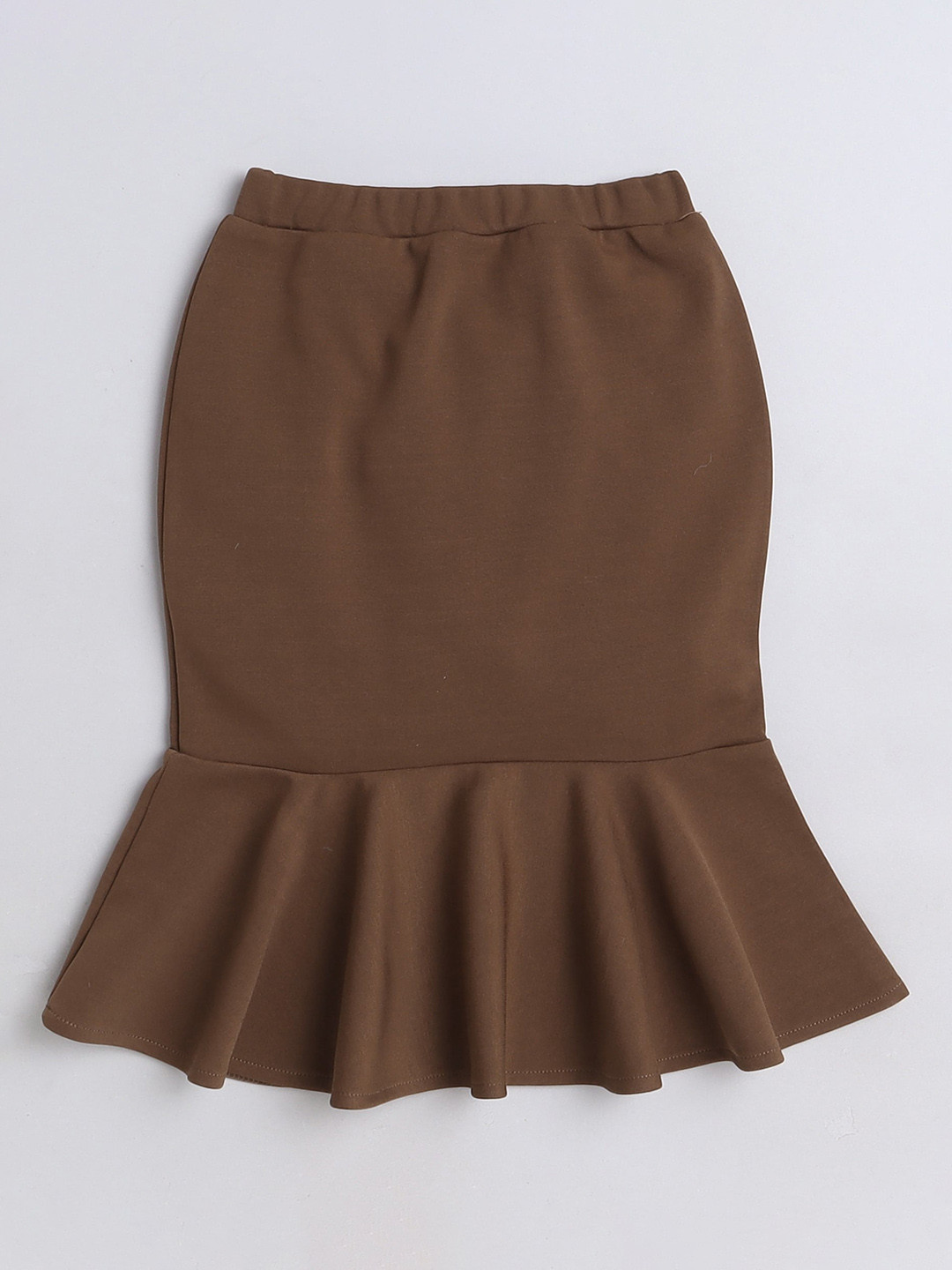 AWW HUNNIE Girls Fish Cut Pencil Knee Length Skirt