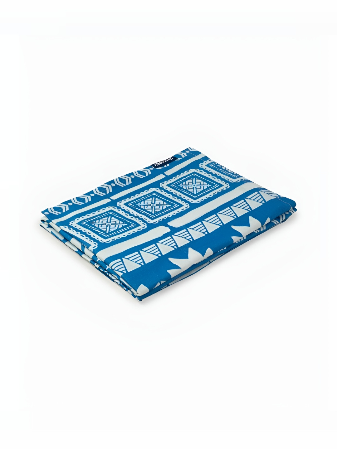 Liveology Blue White Texture Nomad Azure  Printed Bamboo cotton 200 GSM Beach Towel