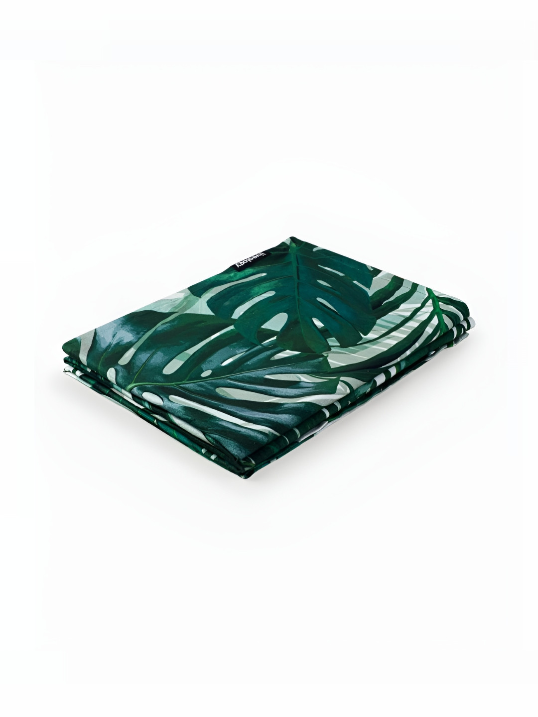 Liveology Green White Texture Tropical Lust Bamboo cotton 200 GSM Beach Towel