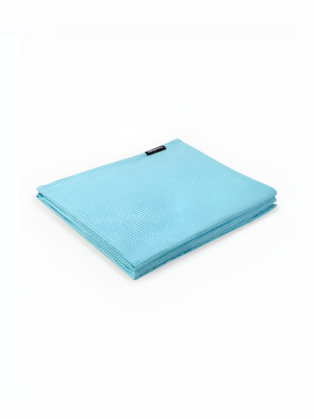 Liveology Sorrento Turquoise Blue Waffle Solid Cotton 270 GSM Bath Towel