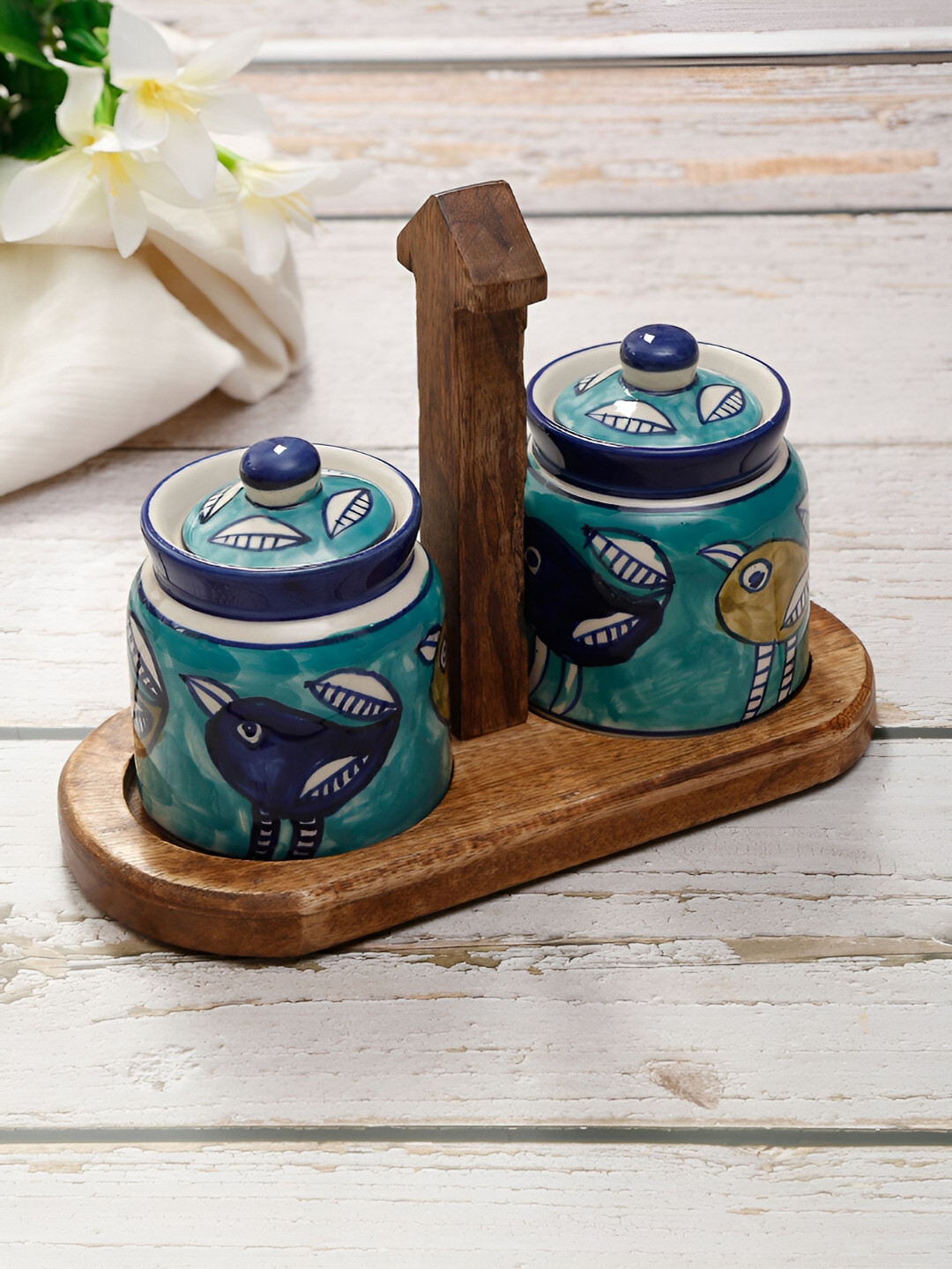 Shilpkara Multicoloured Ceramic Dishwasher and Microwave Safe Food Containers