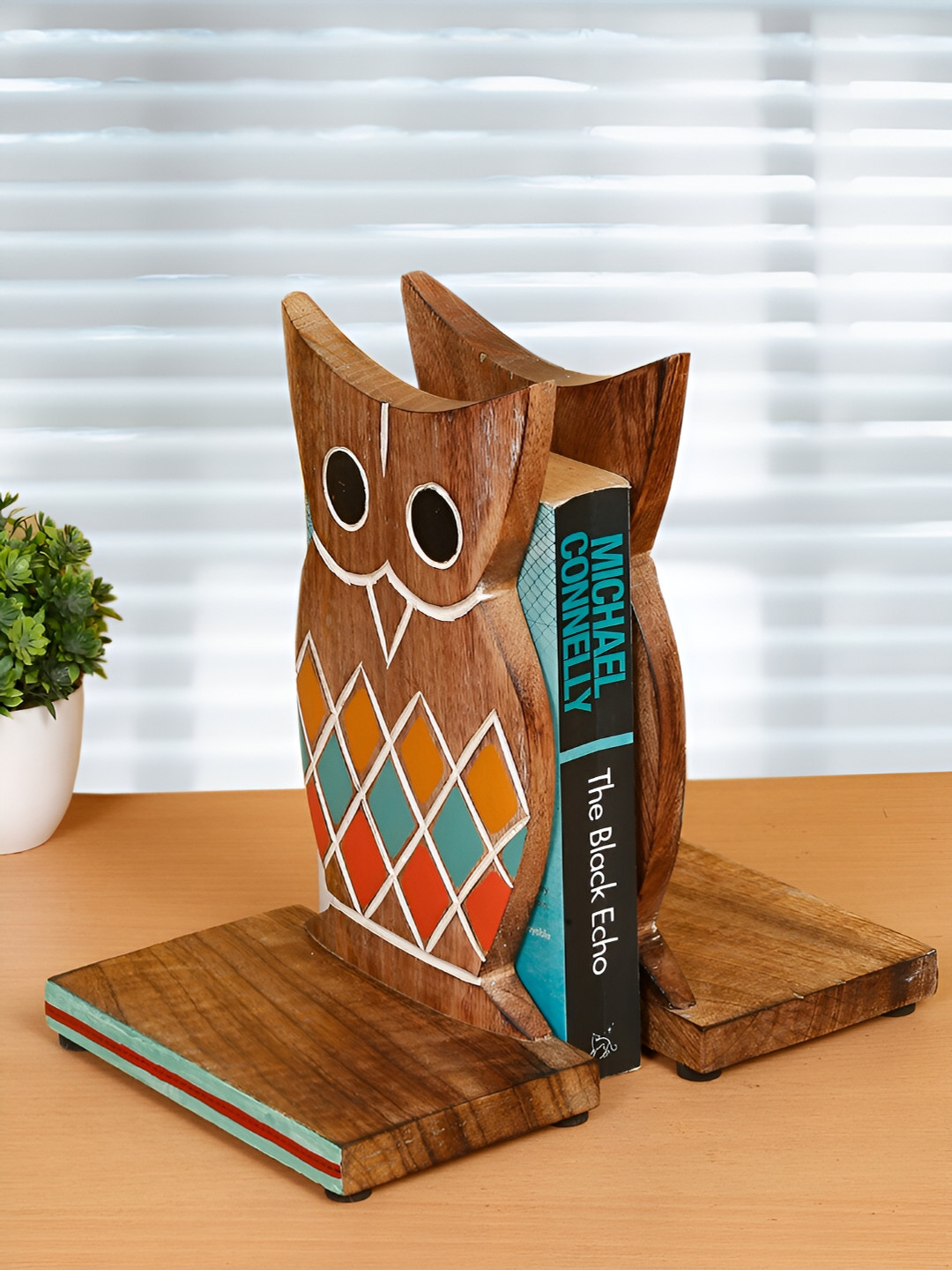 Shilpkara Brown 2 Pieces Reusable Magazine Organiser