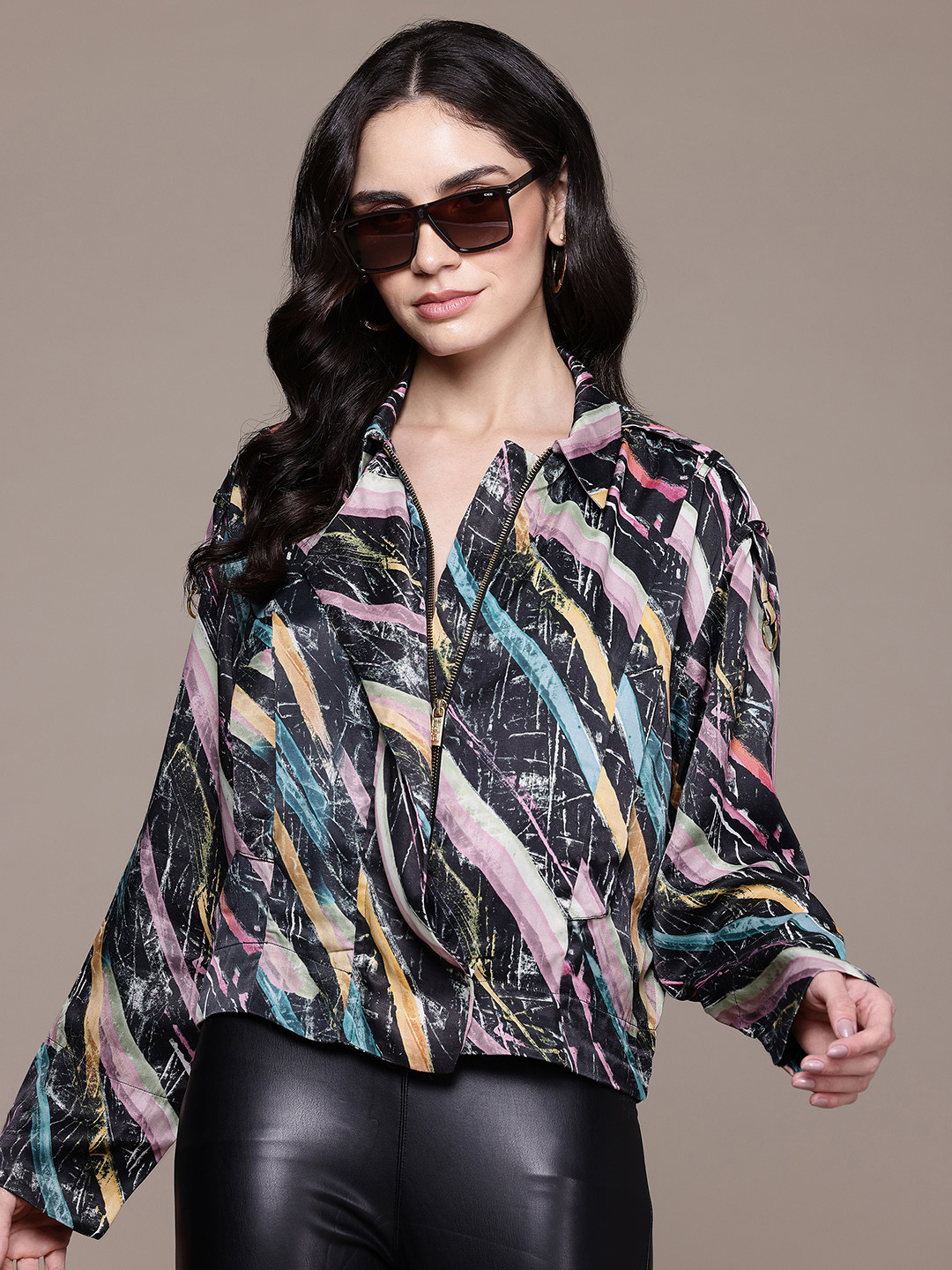 Label Ritu Kumar Printed Jacket