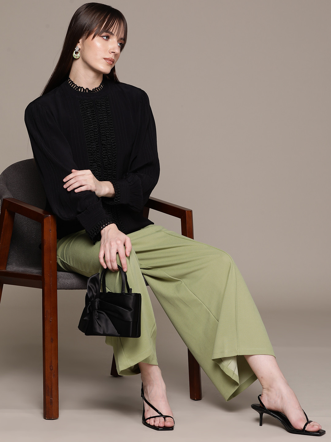 Ritu Kumar Mandarin Collar Top