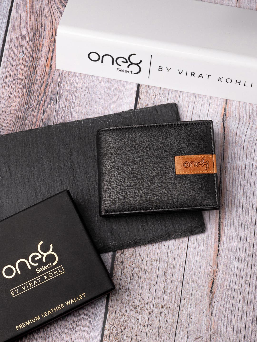 One8 By Virat Kohli Men Genuine Leather Wallet & Credit-Card Holder With RFID