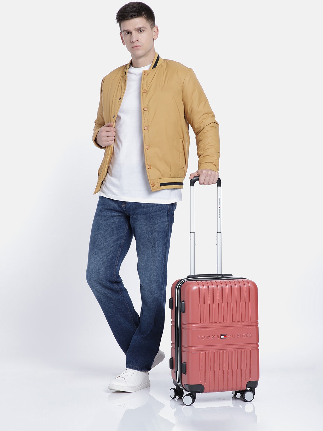 Buy Tommy Hilfiger Textured Stanford Cabin Trolley Suitcase