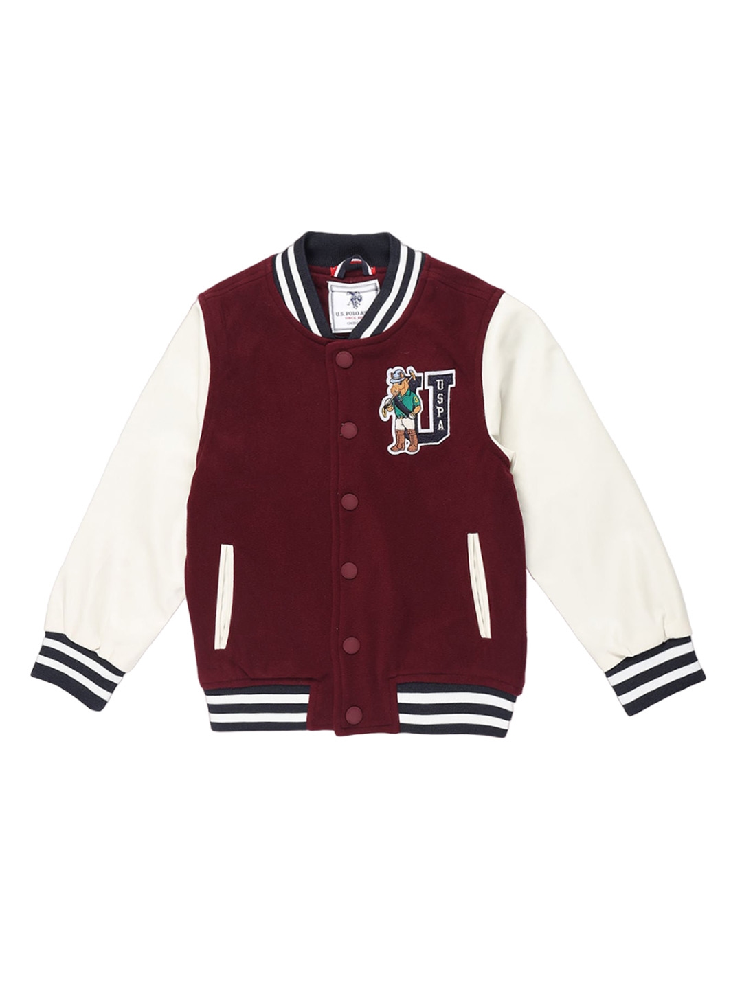Varsity best sale jacket polo