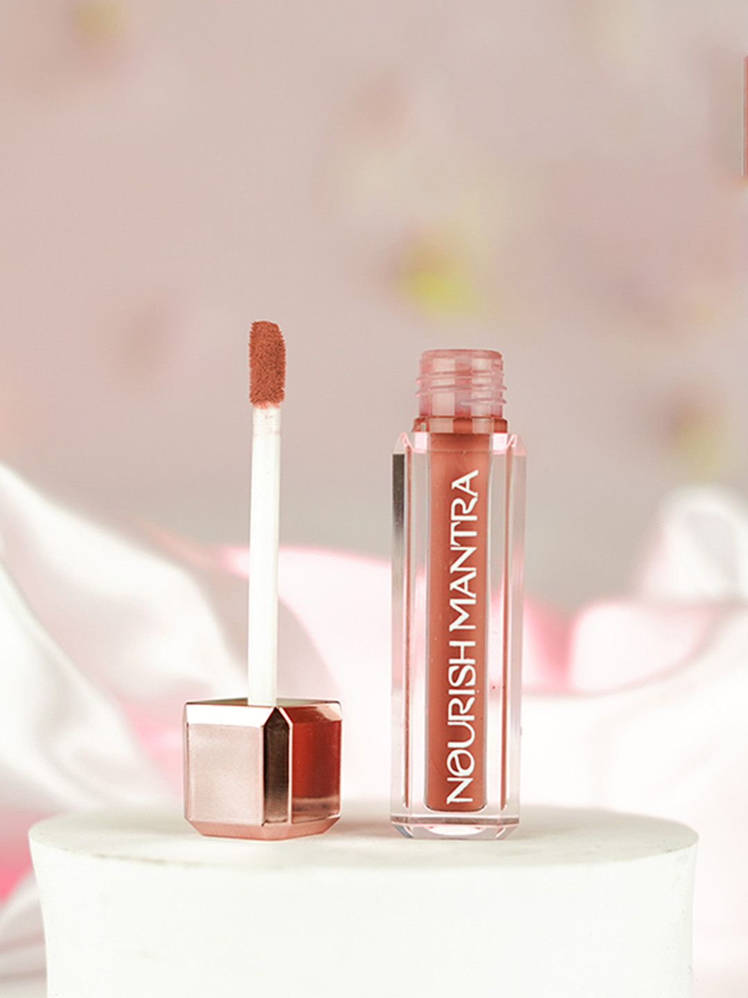 Nourish Mantra Creamy Matte Liquid Lipstick With SPF 3.5ml - Natkhat Berry