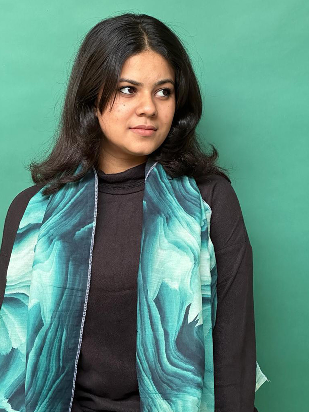 BUTA BUTI Abstract Printed Stole