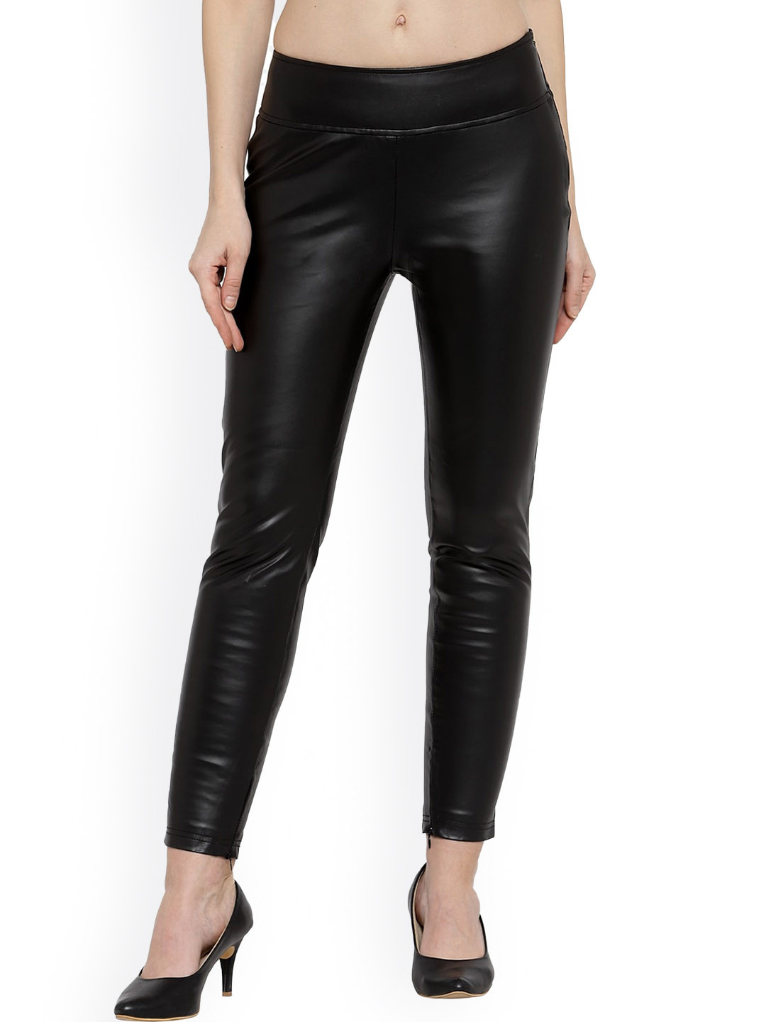 BEAVER Women Sharp Skinny Fit Mid Rise Trousers