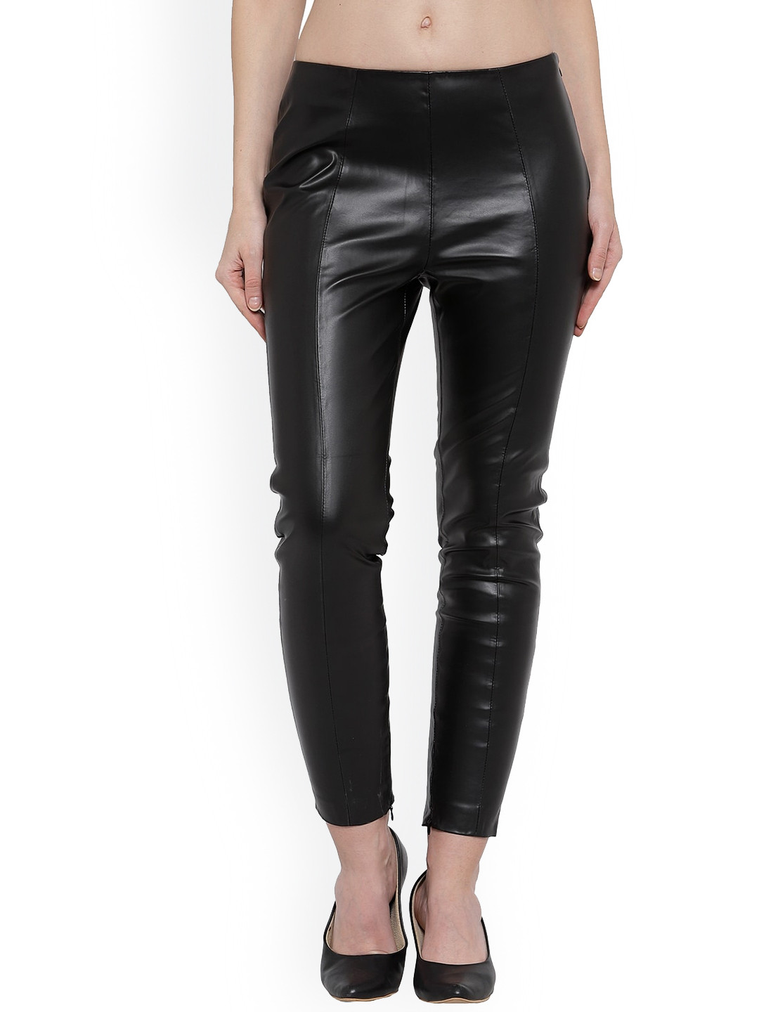 BEAVER Women Mid-Rise Sharp Skinny Fit Trousers