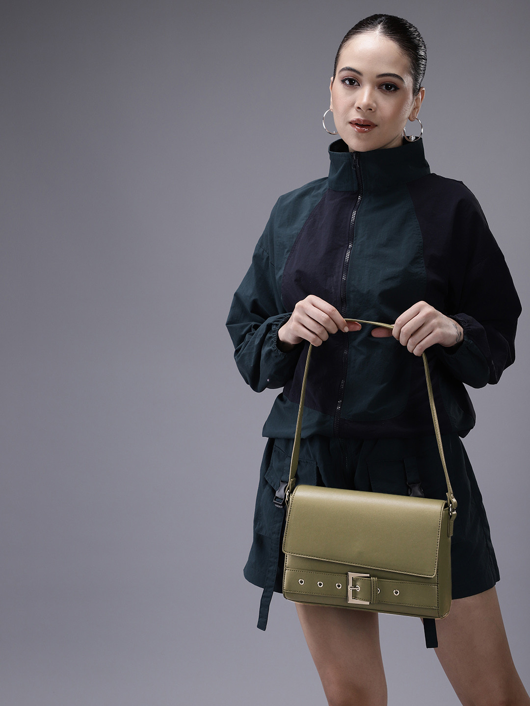 Roadster Structured Shoulder Bag