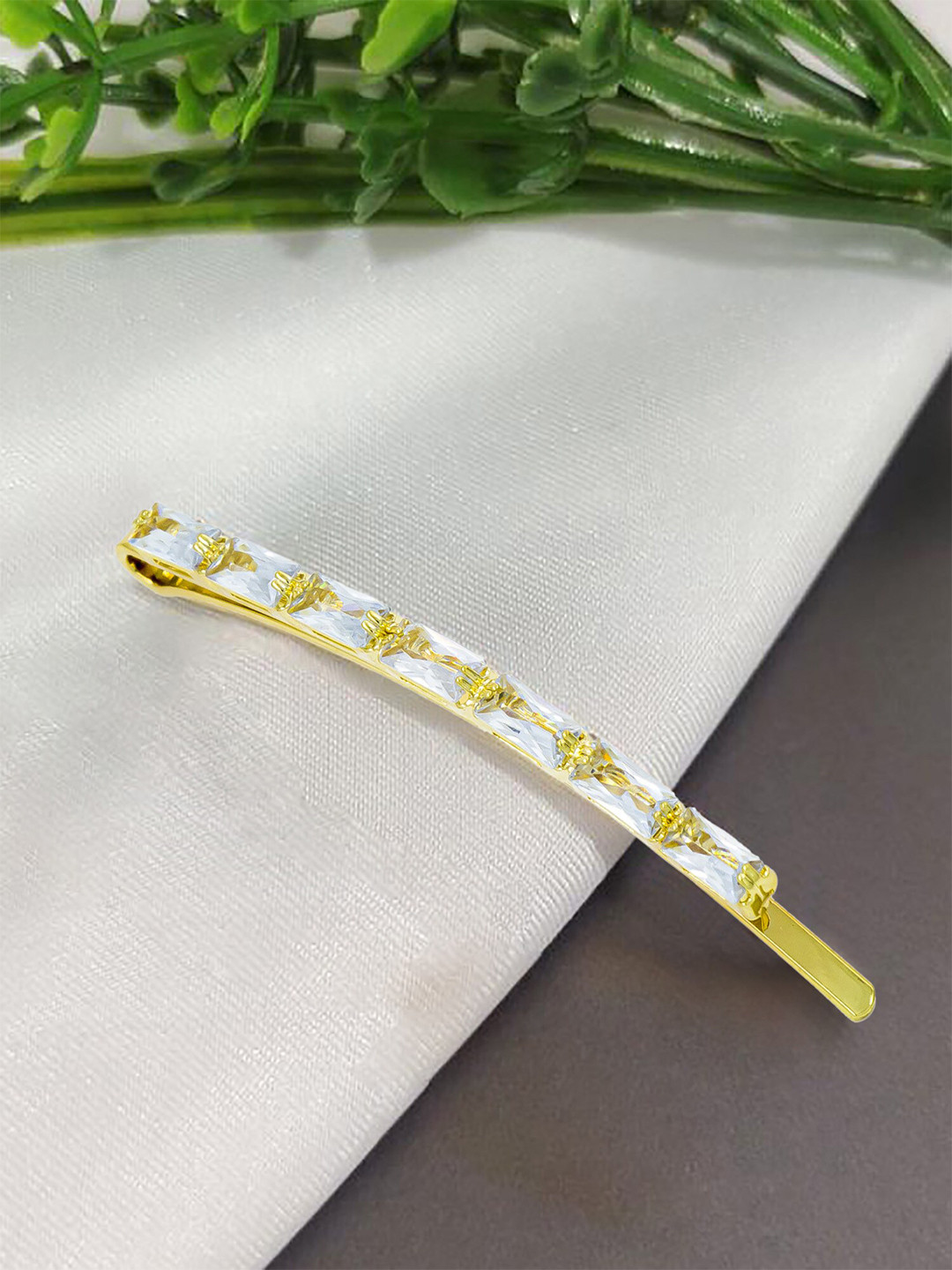 Bellofox Gold-Toned Alligator Hair Clips