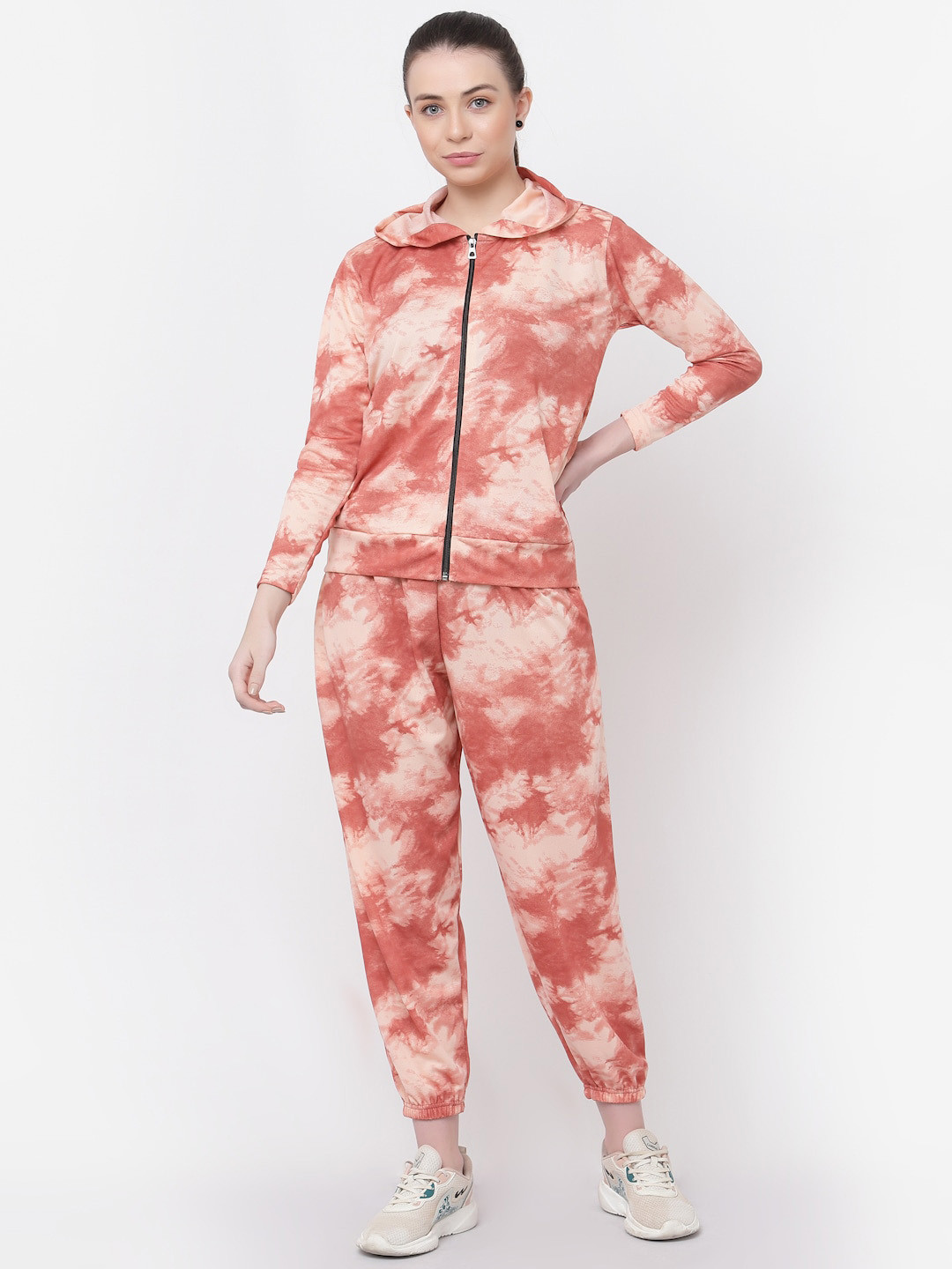 UZARUS Tie & Dye Hooded Tracksuit