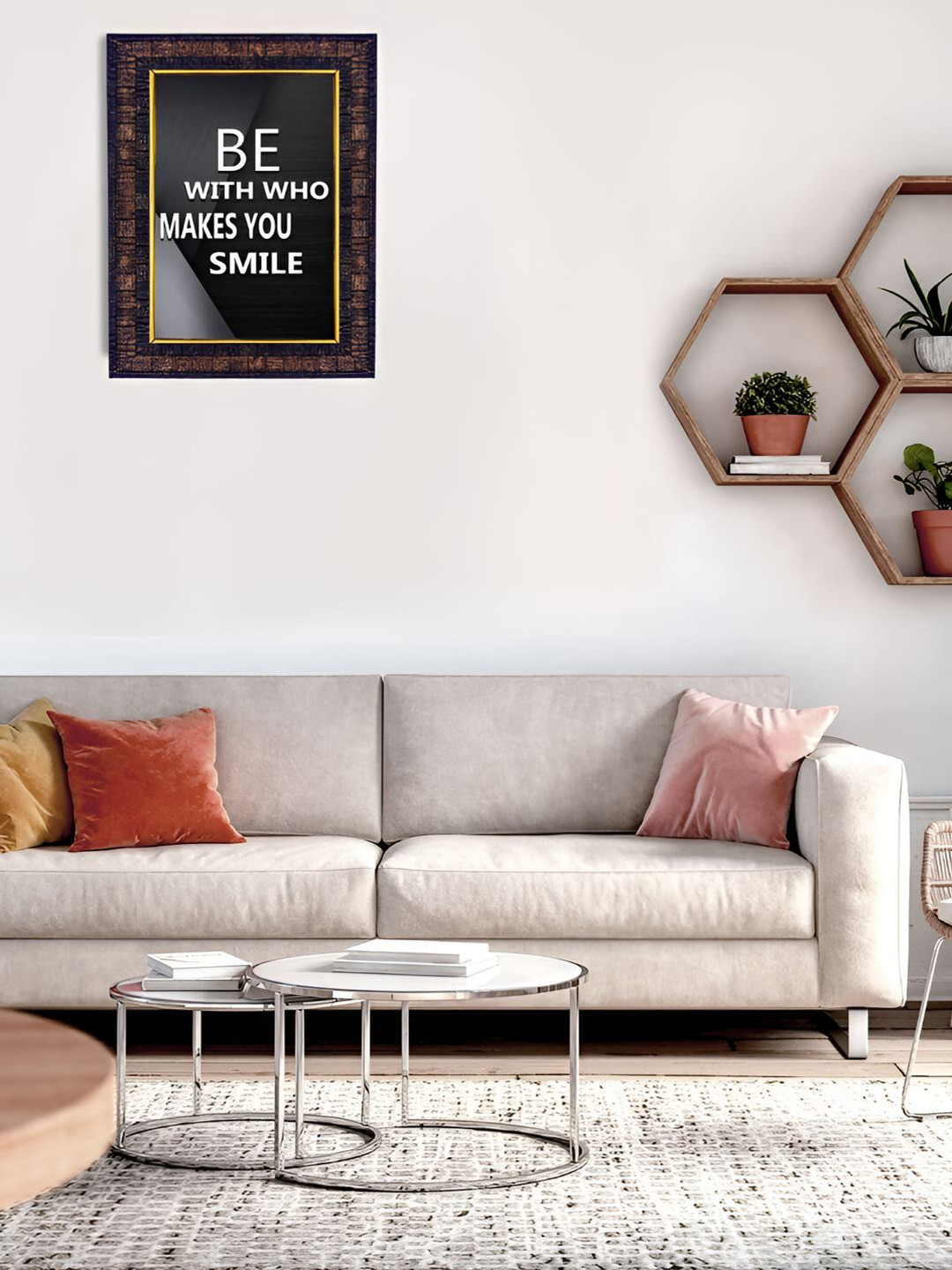 Hawai Black & White Be With Who Makes You Happy Wood Wall Photo Frames