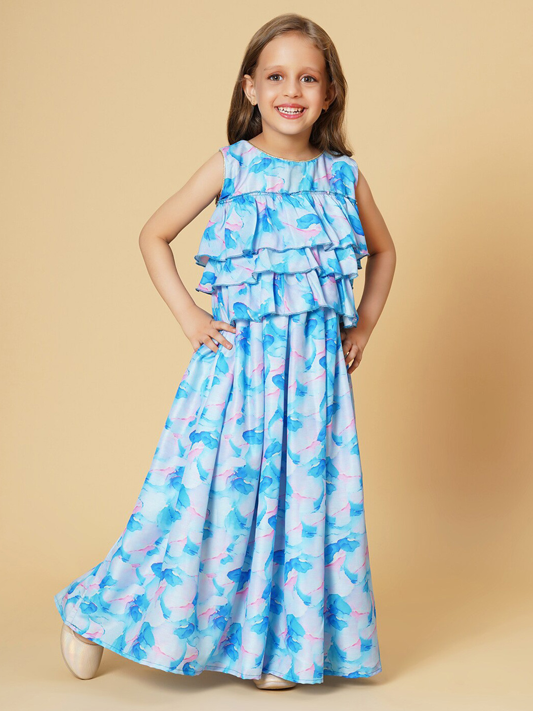 K&U Cord Of Love Girls Ready to Wear Lehenga Choli