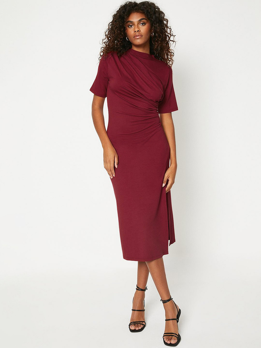 DOROTHY PERKINS Ruched Midi Dress