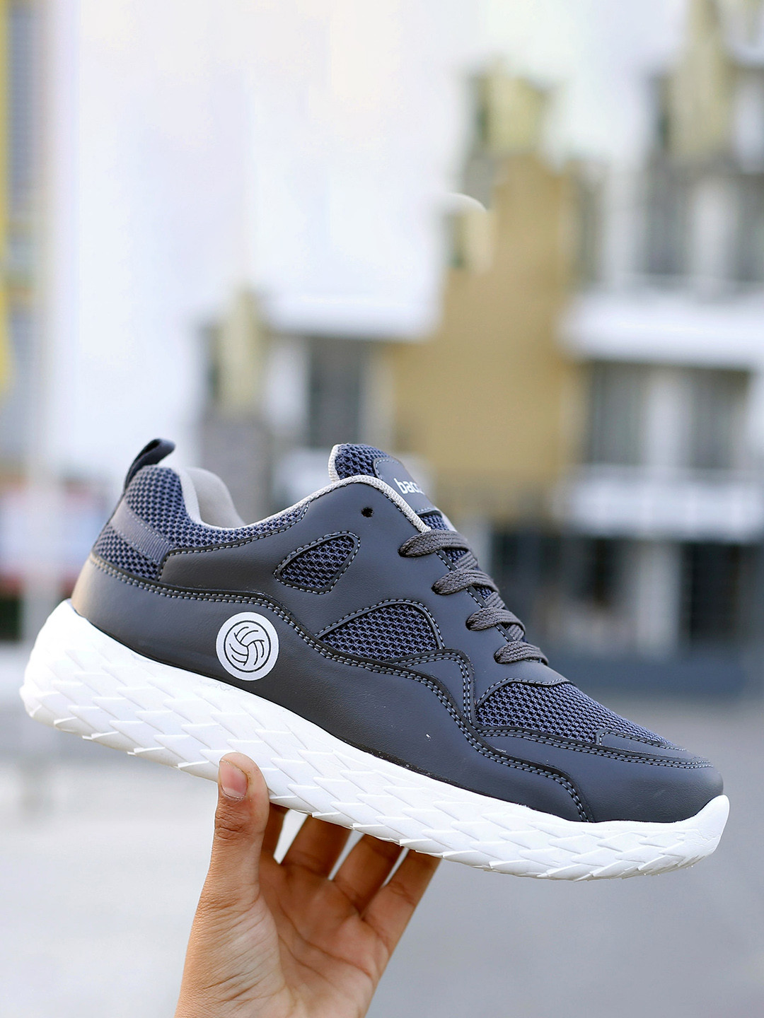 bacca bucci Women Textured Comfort Insole Chunky Flatform Sneakers