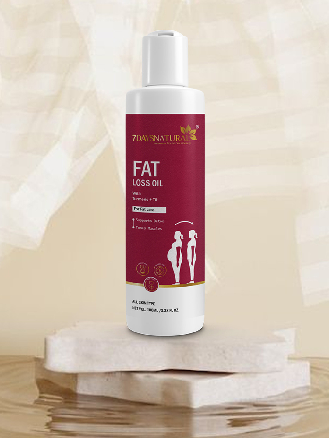 7DAYSNATURAL Natural Red Fatloss Oil For Unisex - 100ml