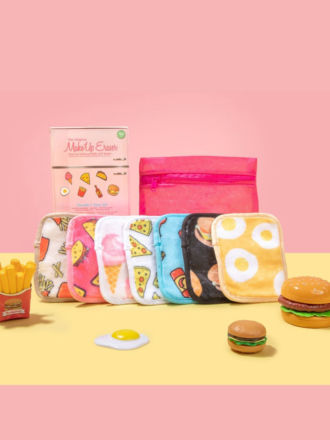 MakeUp Eraser The Original Set Of 7 Foodie 7 Day Makeup Remover Set