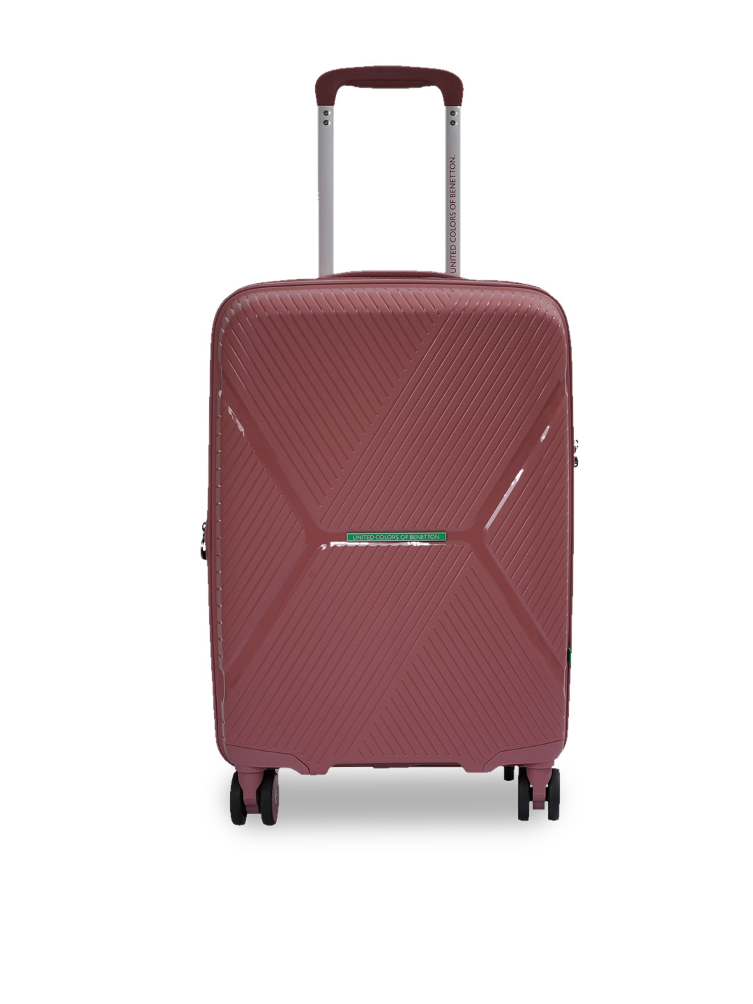 United Colors of Benetton Textured Hard-Sided Medium Check-In Trolley Suitcase