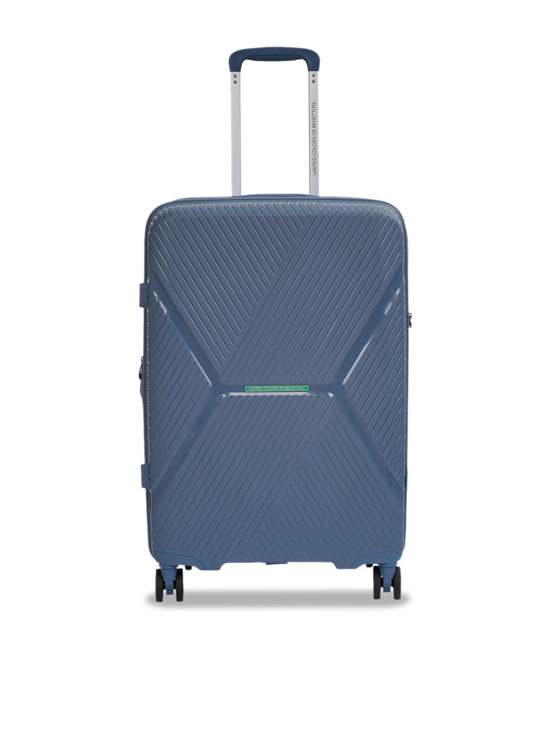 Buy United Colors of Benetton Textured Hard Sided Large Check In Trolley Suitcase 115 L Trolley Bag for Unisex 25971506 Myntra