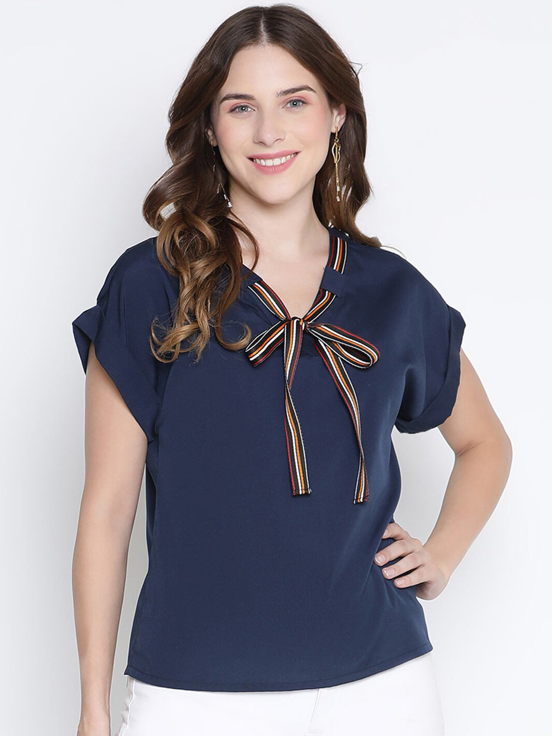 DRAAX Fashions Extended Sleeves Top