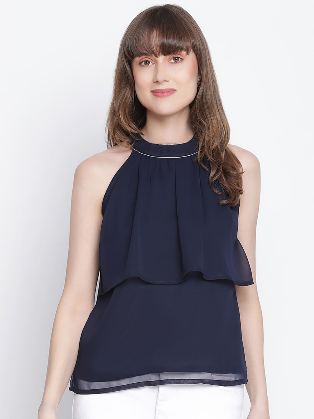 DRAAX Fashions Halter Neck Top