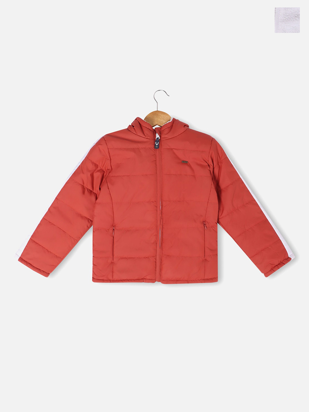 Allen Solly Junior Boys Hooded Reversible Puffer Jacket