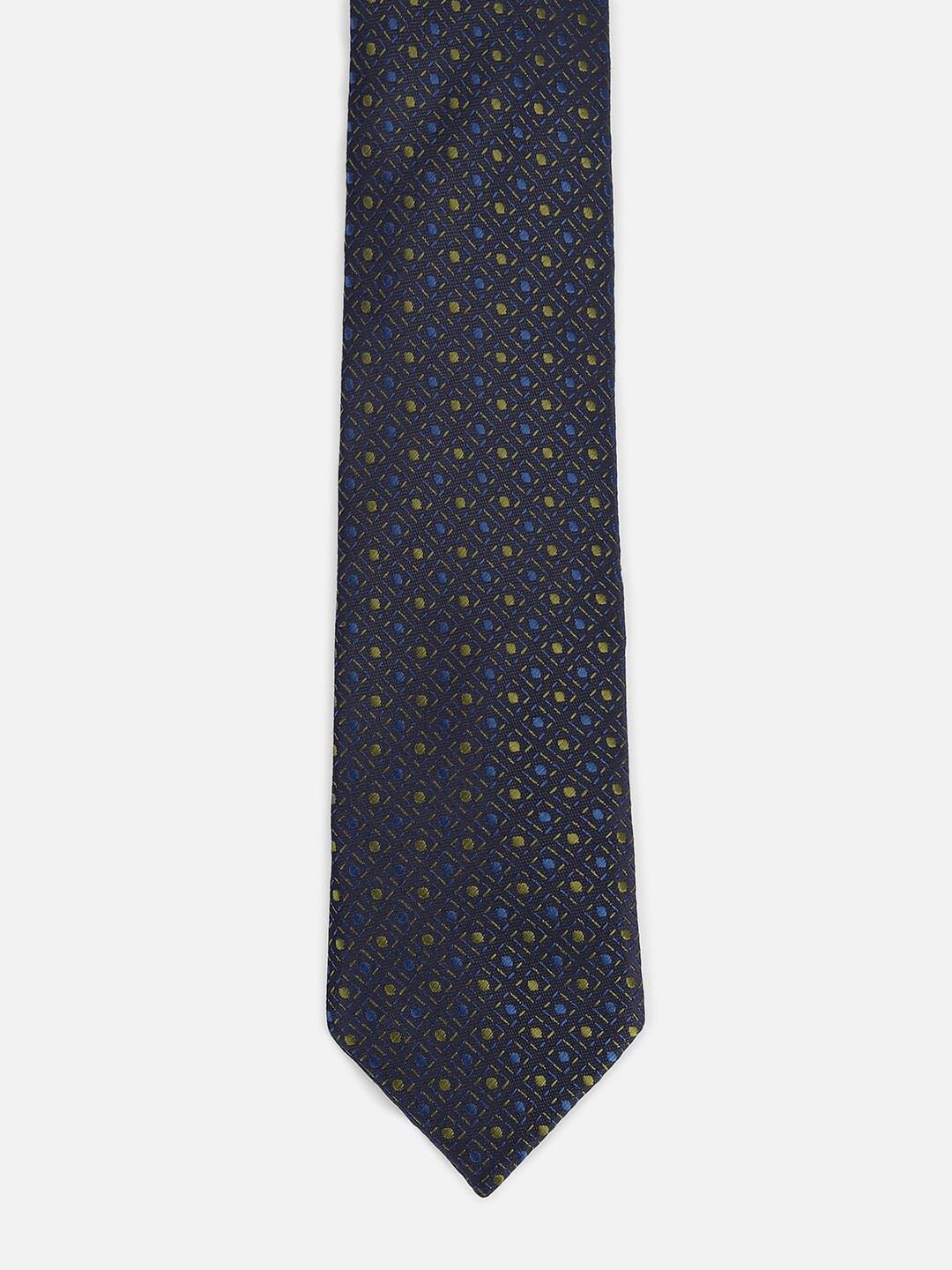 Allen Solly Men Geometric Woven Design Broad Tie