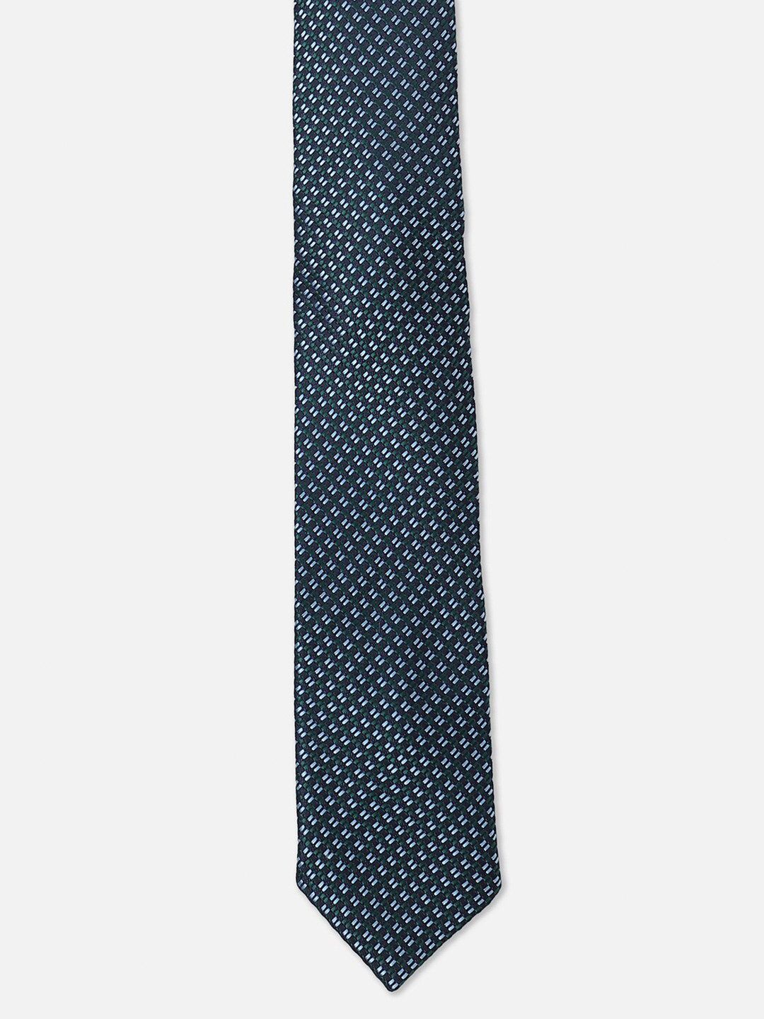 Allen Solly Men Geometric Woven Design Skinny Tie