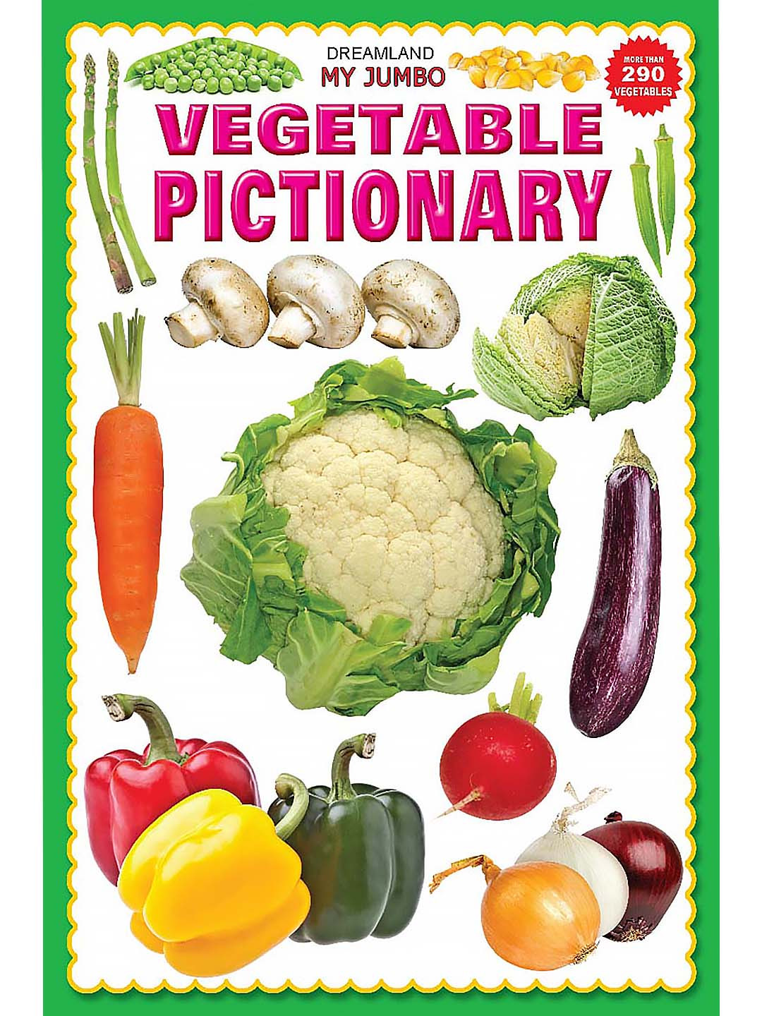 Dreamland Kids My Jumbo Vegetables Pictionary Book