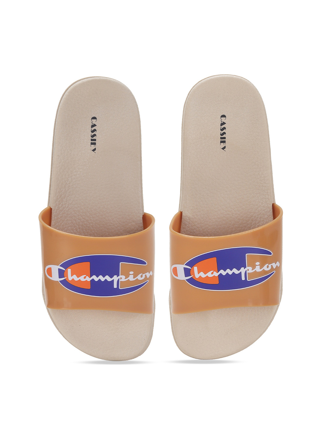 CASSIEY Women Printed Rubber Sliders