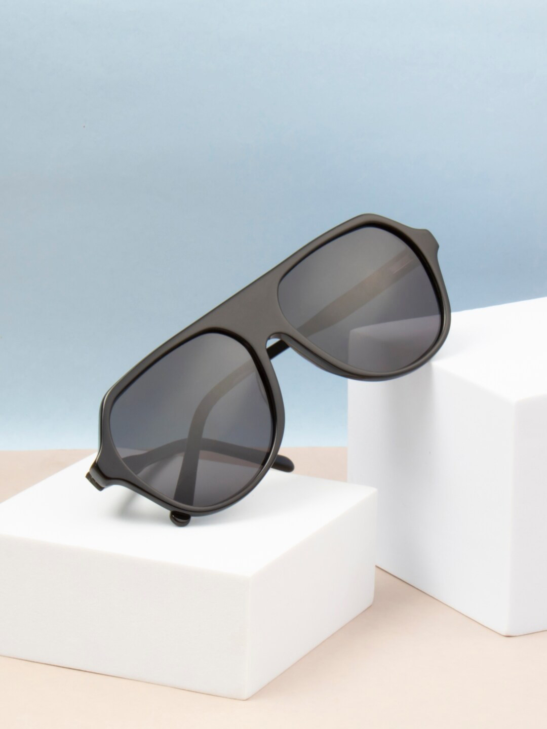 Ted Smith Unisex Browline Sunglasses with Polarised Lens GRANDPRIX 1_C1