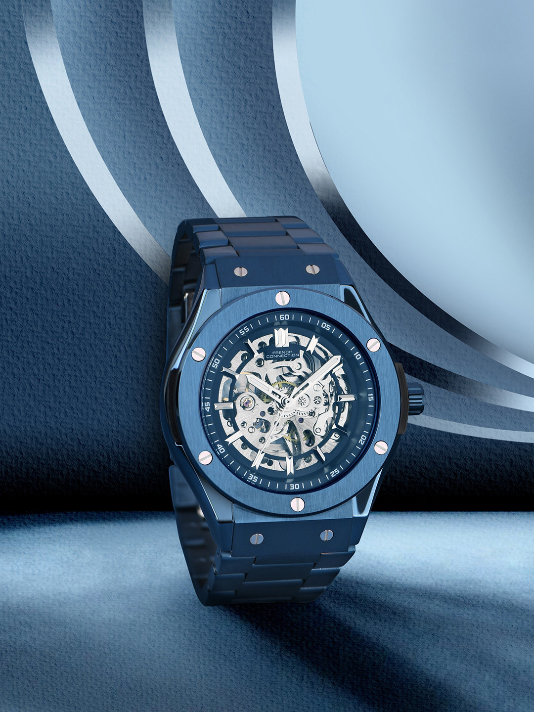 French Connection Men Analogue Automatic Motion Powered Watch FCA04-4