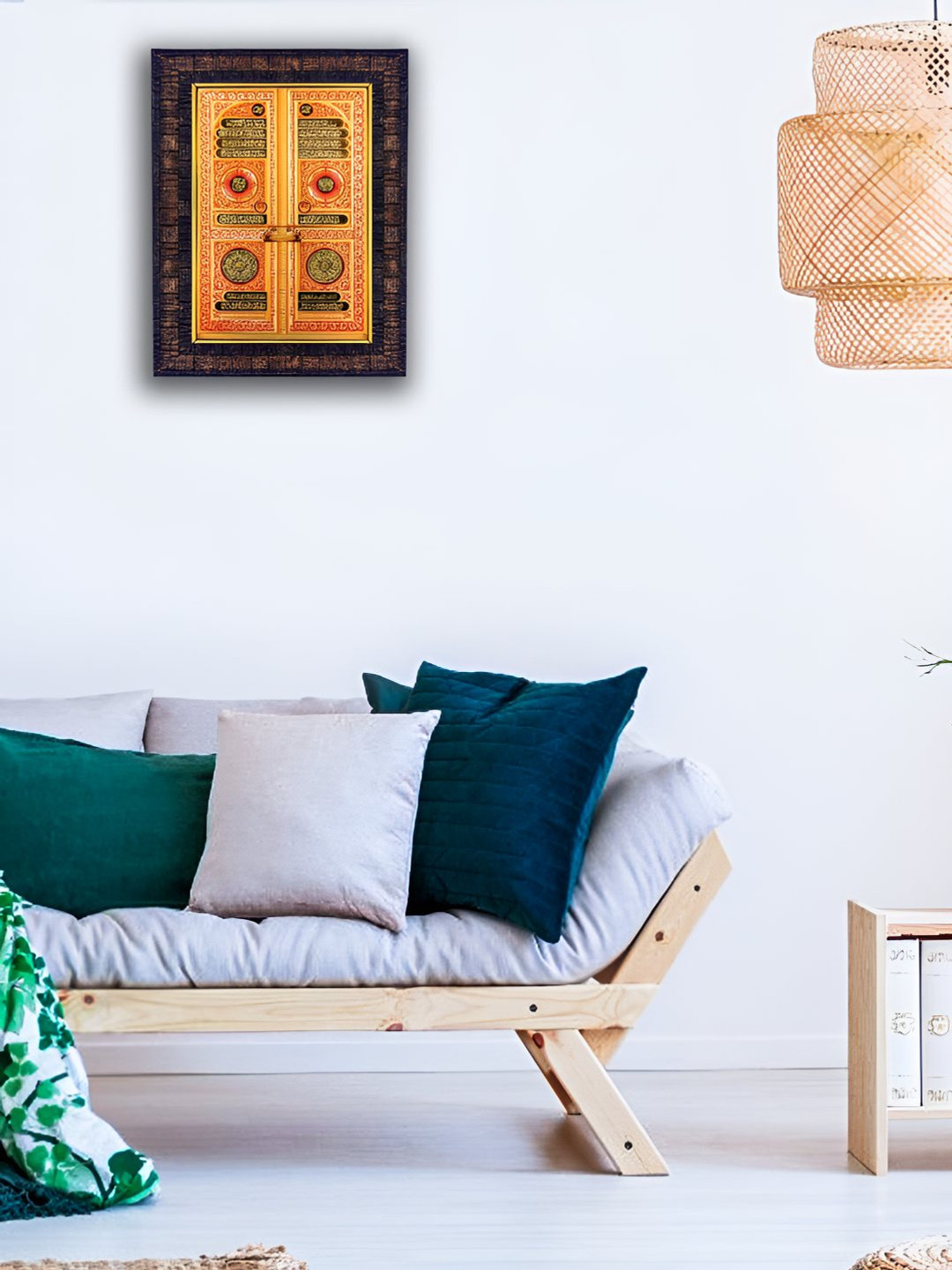 Hawai Gold Toned & Black Rectangular Wall Photo Frames
