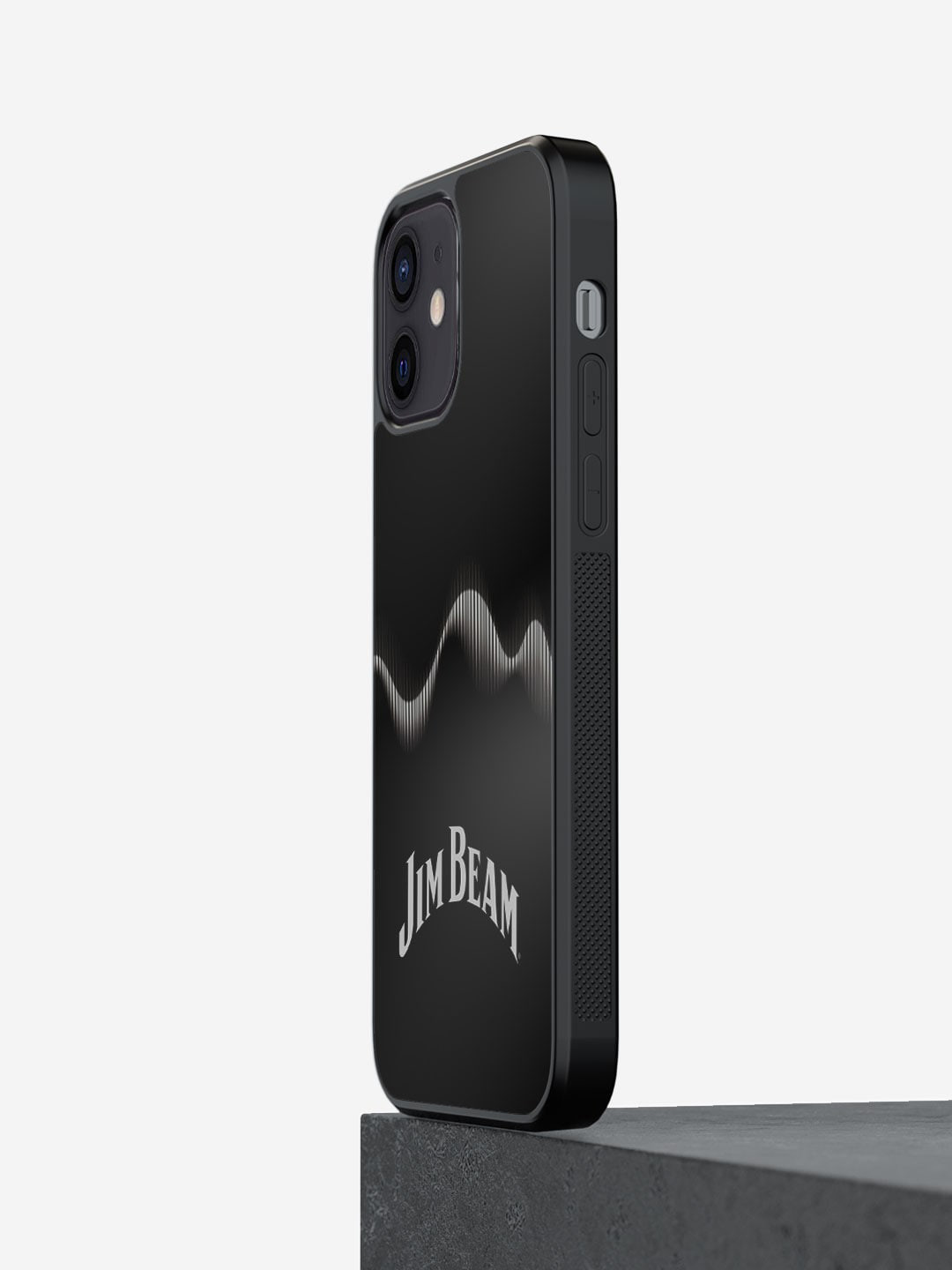 macmerise Jim Beam Sound Waves iPhone 12 Bumper Case