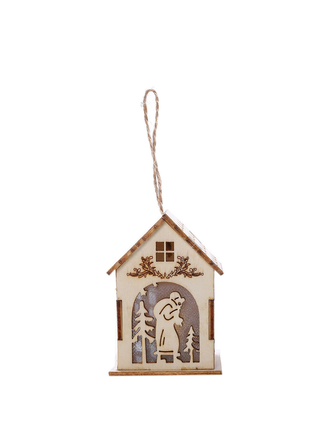 TAYHAA Beige & Brown Whimsical Home Harmony Tags