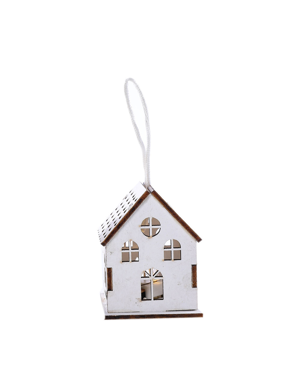 TAYHAA White Holiday Home Christmas Ornament