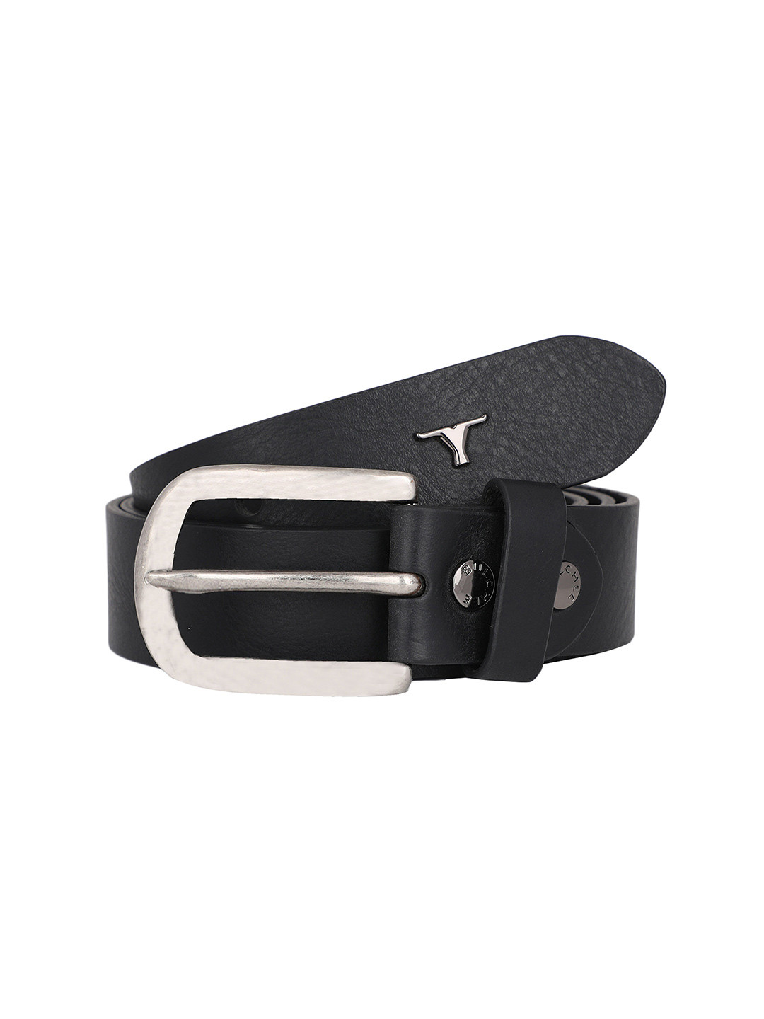 BULCHEE Men Textured Leather Casual Belt