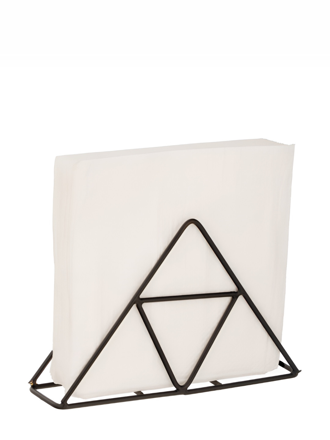 Homspurts Black Metal Tissue Holder