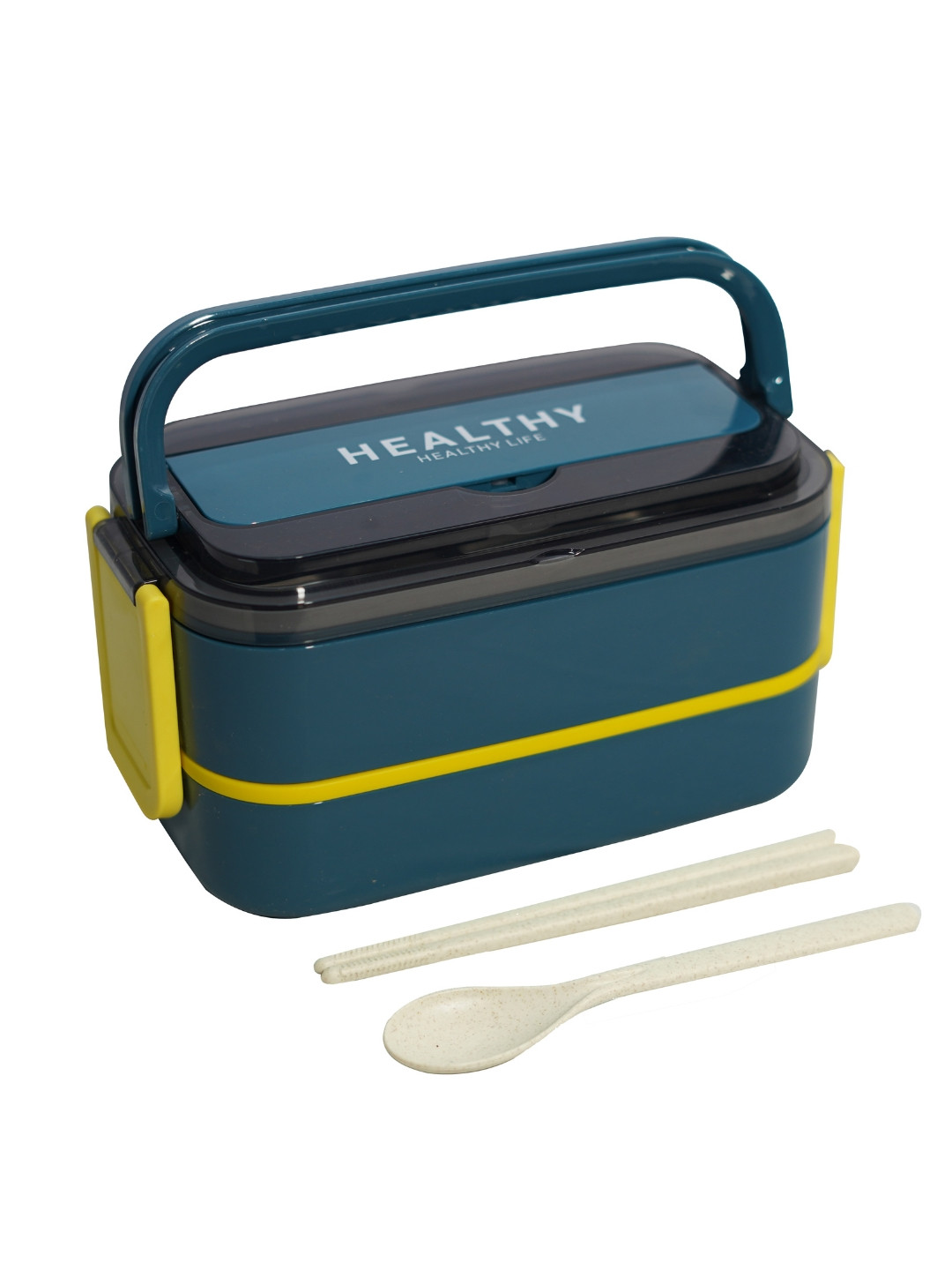 YELONA Japanese Bento Green Stainless Steel Dishwasher and Microwave Safe Lunch Box