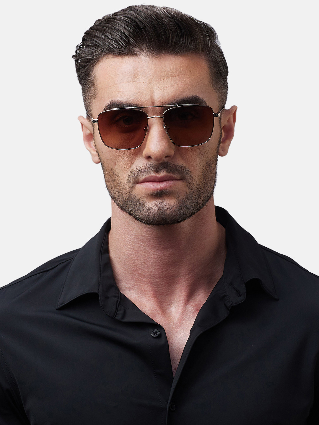 Shisen Fox KAEN GOLD Unisex Sunglass 57