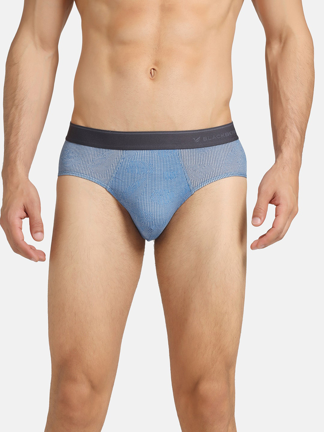 Blackberrys Printed Cotton Outer-Elastic Basic Briefs IBPM0018B2SS19FX