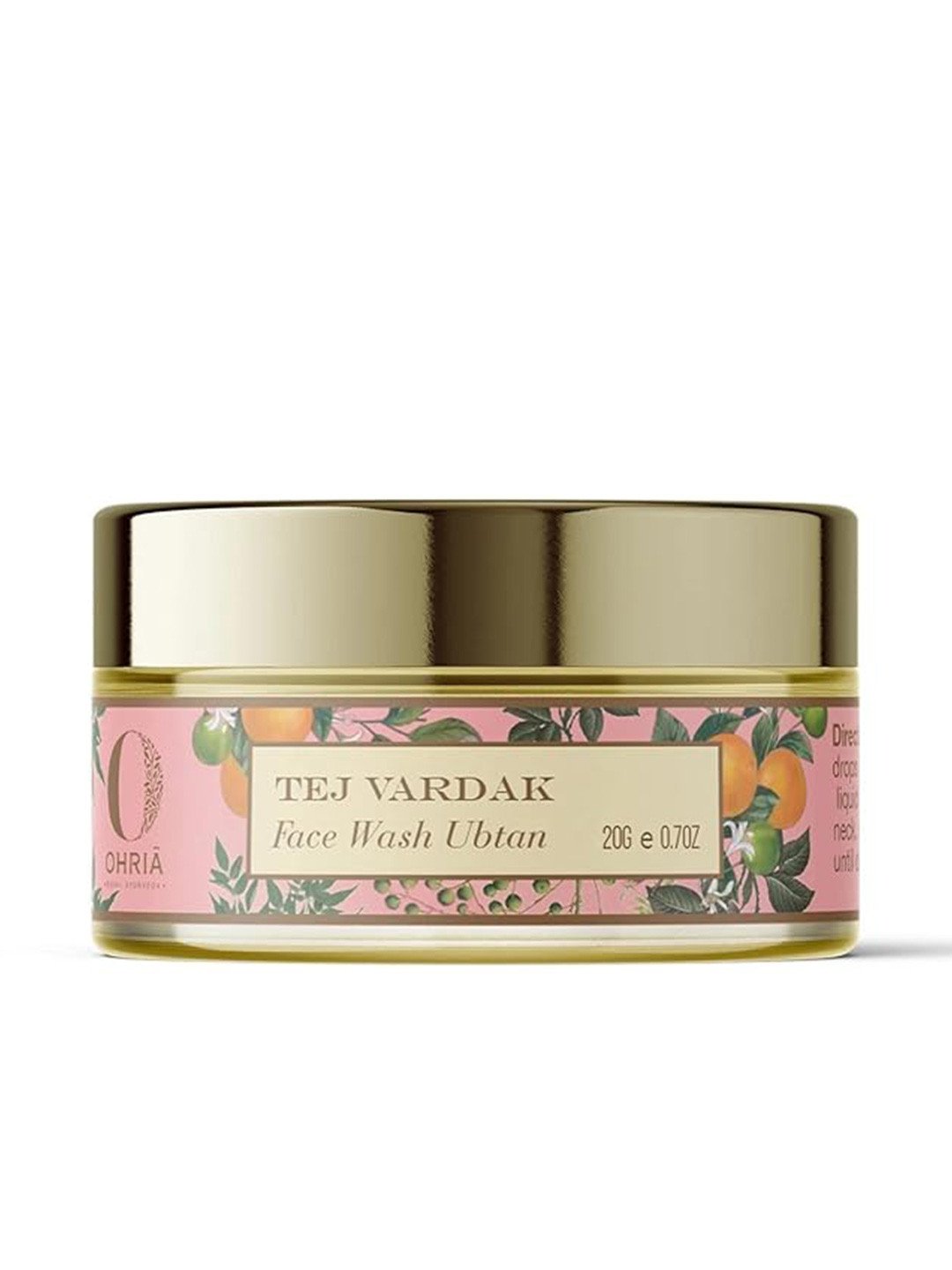 OHRIA AYURVEDA Tej Vardak Skin Glow Face Wash Ubtan Powder - 20g