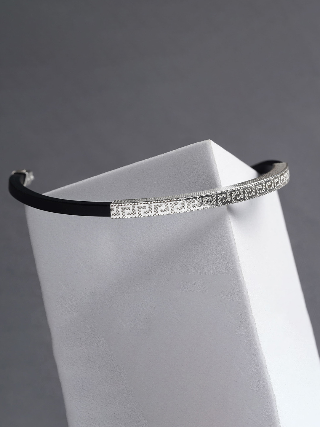 ORIONZ Men Sterling Silver Wraparound Bracelet